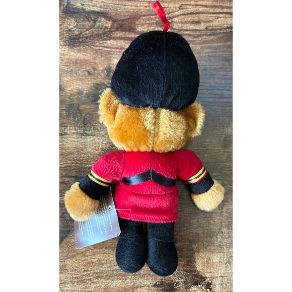 NWT Memento Souvenirs Great Britain British Royal Guard Teddy Bear Brown Plush S - Picture 2 of 8